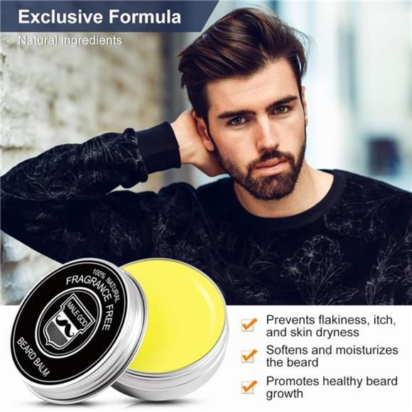 Beard Growth Kit - Beard Kit for Men W/Handmade Beard Growth Oil, Beard Balm - Picture 6 of 8